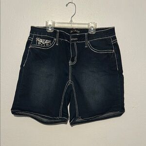 Women's Blue Denim Shorts